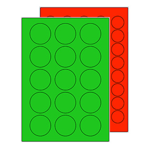Markierungspunkte auf Bogen - Zum Sortiment 