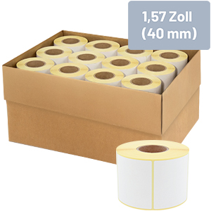 1,57 Zoll (40 mm) Rollenkern für Standard- und Industriedrucker - Zum Sortiment 