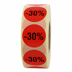 Aktionsetiketten, Papier, Ø 30 mm, 3 Rollen im Karton - Zum Produkt