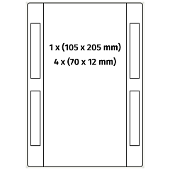 Versandetiketten, 105 x 205 mm - Zum Produkt