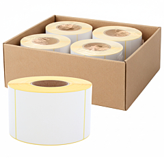 Zebra kompatible Versandetiketten, Thermo-Eco/Thermo-Top, 100 x 150 mm, 4 Rollen im Karton - Zum Produkt