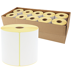Zebra kompatible Papier Etiketten, 101,6 x 152,4 mm, 10 Rollen im Karton - Zum Produkt