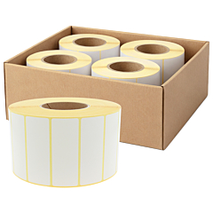 Zebra kompatible Papier Etiketten, 101,6 x 38,1 mm, 4 Rollen im Karton - Zum Produkt