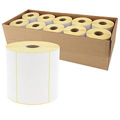 Zebra kompatible Papier Etiketten, 101,6 x 63,5 mm, 10 Rollen im Karton - Zum Produkt