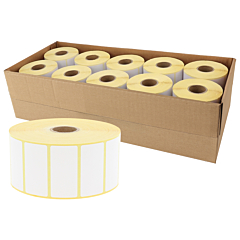 Zebra kompatible Papier Etiketten, 50,8 x 25,4 mm, 10 Rollen im Karton - Zum Produkt