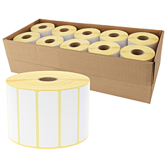 Zebra kompatible Papier Etiketten, 76,2 x 25,4 mm, 10 Rollen im Karton - Zum Produkt
