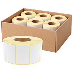Zebra kompatible Papier Etiketten, 76,2 x 50,8 mm, 6 Rollen im Karton - Zum Produkt