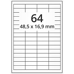 Papier Etiketten, 48,5 x 16,9 mm - Zum Produkt