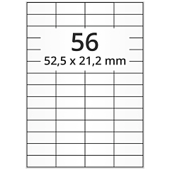 Papier Etiketten, 52,5 x 21,2 mm - Zum Produkt