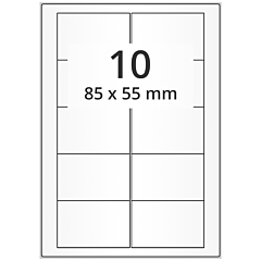 Papier Etiketten, 85 x 55 mm - Zum Produkt