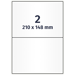 Polyester Etiketten, transparent, 210 x 148 mm - Zum Produkt