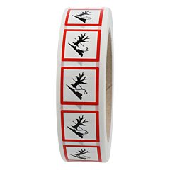 GHS-Etikett, GHS 09, Umweltgefahr, 25 x 25 mm - Zum Produkt