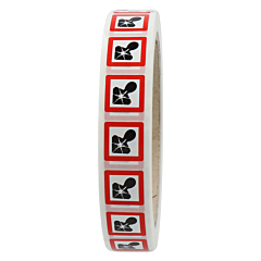 GHS-Etikett, GHS 08, Gesundheitsgefährdend, 15 x 15 mm - Zum Produkt