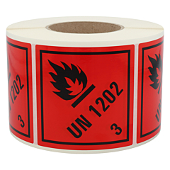 Gefahrgutetiketten, Polyethylen, 100 x 100 mm - Zum Produkt