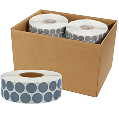 Gewebeetiketten (Nylon), Ø 30 mm, 10 Rollen im Karton - Zum Produkt