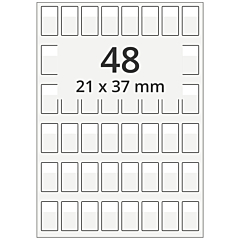 Kabeletiketten, Polyester, 21 x 37 mm - Zum Produkt
