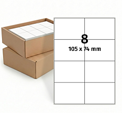 Papier Etiketten, 105 x 74 mm, 2 Packungen - Zum Produkt