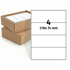 Papier Etiketten, 210 x 74 mm, 2 Packungen - Zum Produkt