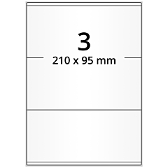 Papier Etiketten, 210 x 95 mm - Zum Produkt