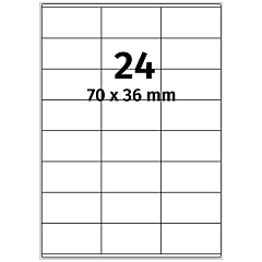 Papier Etiketten, 70 x 36 mm - Zum Produkt