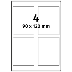 Papier Etiketten, 90 x 120 mm - Zum Produkt