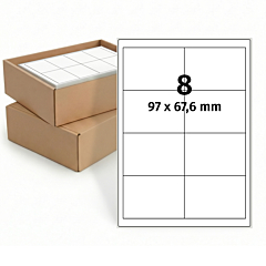 Papier Etiketten, 97 x 67,6 mm, 2 Packungen - Zum Produkt