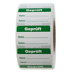 QS-Etiketten, Polyethylen, 38 x 23 mm - Zum Produkt