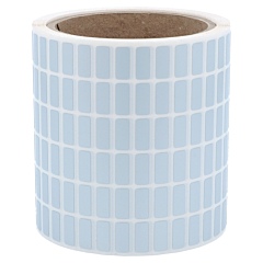 Polyester Etiketten, silber, permanent klebend, 15 x 6,35 mm - Zum Produkt