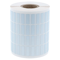 Polyester Etiketten, silber, permanent klebend, 19 x 6,35 mm - Zum Produkt