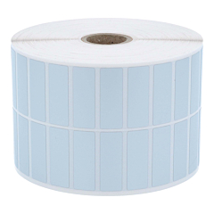 Polyester Etiketten, silber, permanent klebend, 36 x 12,7 mm - Zum Produkt