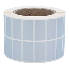 Polyester Etiketten, silber, permanent klebend, 38 x 19 mm - Zum Produkt