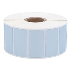 Polyester Etiketten, silber, permanent klebend, 40 x 20 mm - Zum Produkt