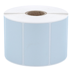Polyester Etiketten, silber, permanent klebend, 70 x 32 mm - Zum Produkt