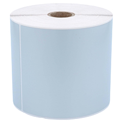 Polyester Etiketten, silber, permanent klebend, 101,6 x 101,6 mm - Zum Produkt