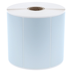 Polyester Etiketten, silber, permanent klebend, 105 x 74 mm - Zum Produkt