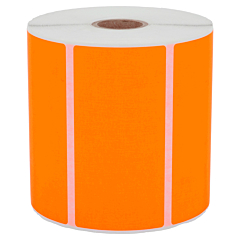 Neon Etiketten, Papier, leuchtorange, 100 x 50 mm - Zum Produkt