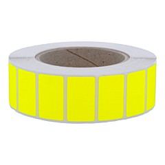 Neon Etiketten, Papier, leuchtgelb, 38 x 23 mm - Zum Produkt