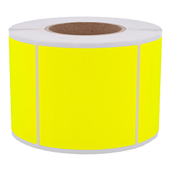 Neon Etiketten, Papier, leuchtgelb, 100 x 100 mm - Zum Produkt