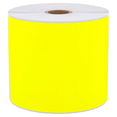 Neon Etiketten, Papier, leuchtgelb, 101,6 x 152,4 mm - Zum Produkt
