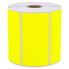 Neon Etiketten, Papier, leuchtgelb, 105 x 74 mm - Zum Produkt