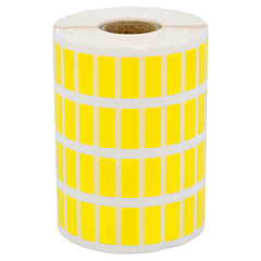 Polyester Etiketten, gelb, permanent klebend, 20 x 8 mm - Zum Produkt