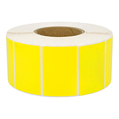 Polyester Etiketten, gelb, permanent klebend, 76,2 x 50,8 mm - Zum Produkt