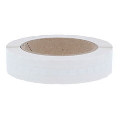Polyester Etiketten, weiß, permanent klebend, 6,35 x 6,35 mm - Zum Produkt