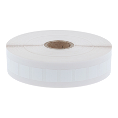 Polyester Etiketten, weiß, permanent klebend, 12,7 x 11 mm - Zum Produkt