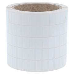 Polyester Etiketten, weiß, permanent klebend, 17 x 7,4 mm - Zum Produkt
