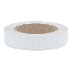 Polyester Etiketten, weiß, permanent klebend, 18 x 8 mm - Zum Produkt