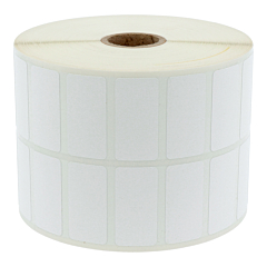 Polyester Etiketten, weiß, permanent klebend, 38 x 19 mm - Zum Produkt