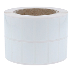 Polyester Etiketten, weiß, permanent klebend, 38 x 19 mm - Zum Produkt