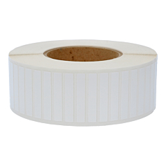 Polyester Etiketten, weiß, permanent klebend, 50,8 x 6,4 mm - Zum Produkt