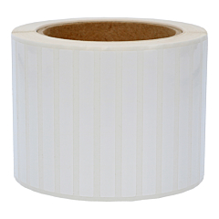 Polyester Etiketten, weiß, permanent klebend, 80 x 8 mm - Zum Produkt